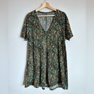 Floral zara mini tee shirt dress